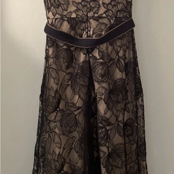 Tadashi Shoji Scalloped Lace Gown sz 2 - Picture 5 of 10